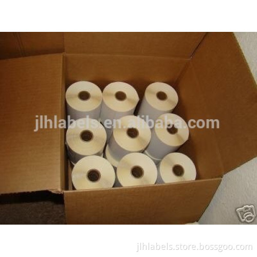 500 per Roll 4x3 Direct Thermal Labels Zebra 2844 White, Roll, Permanent Adhesive, Perforations Between Labels